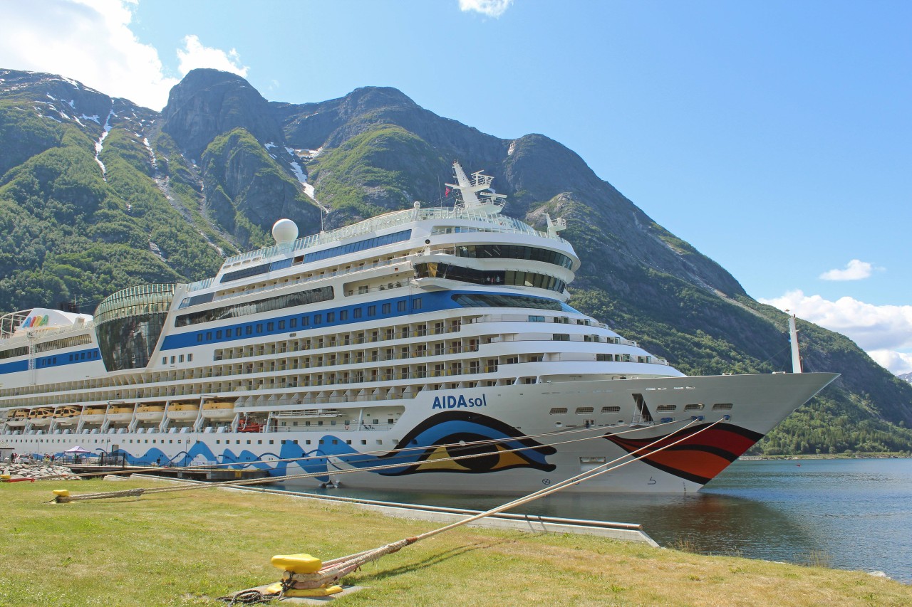 Die „Aida Sol“ in Norwegen.