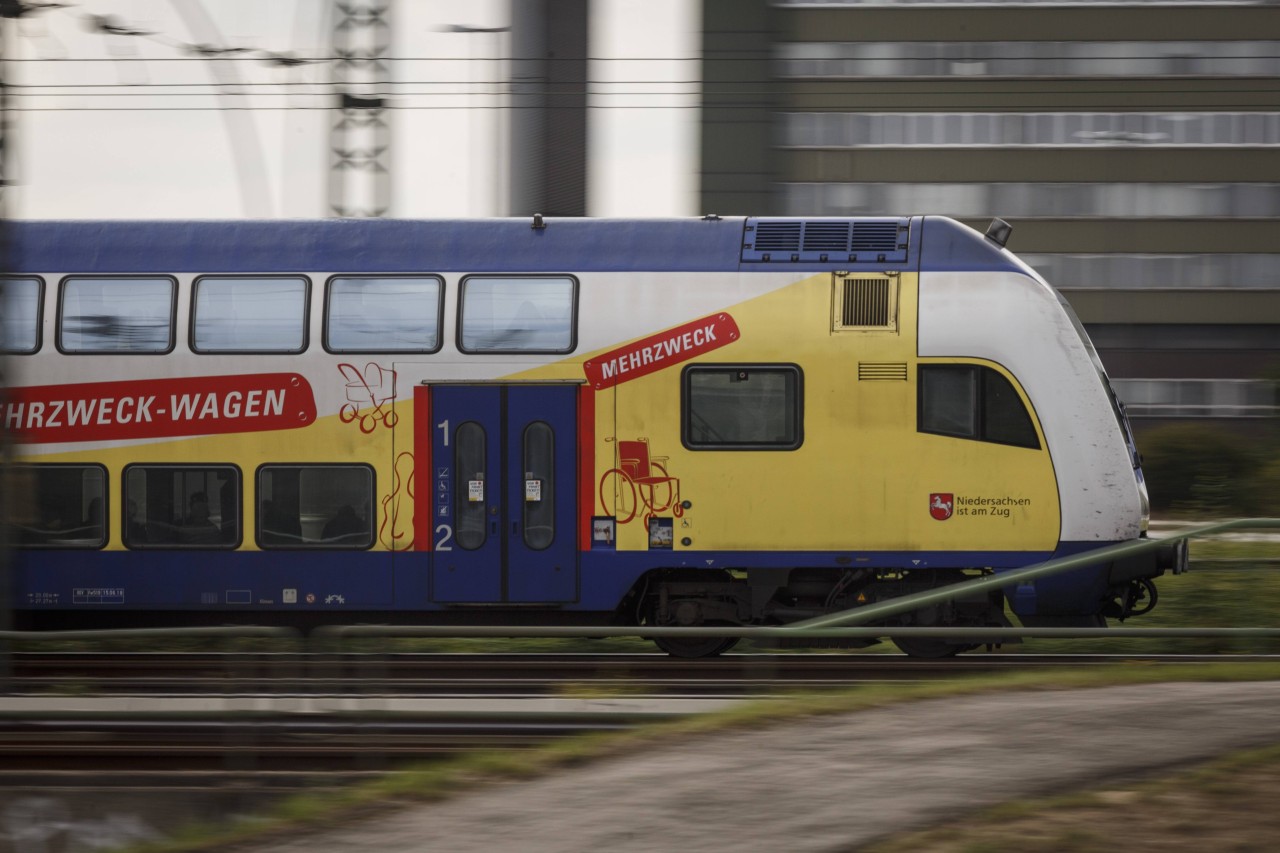 Ein Regionalzug bei Hamburg