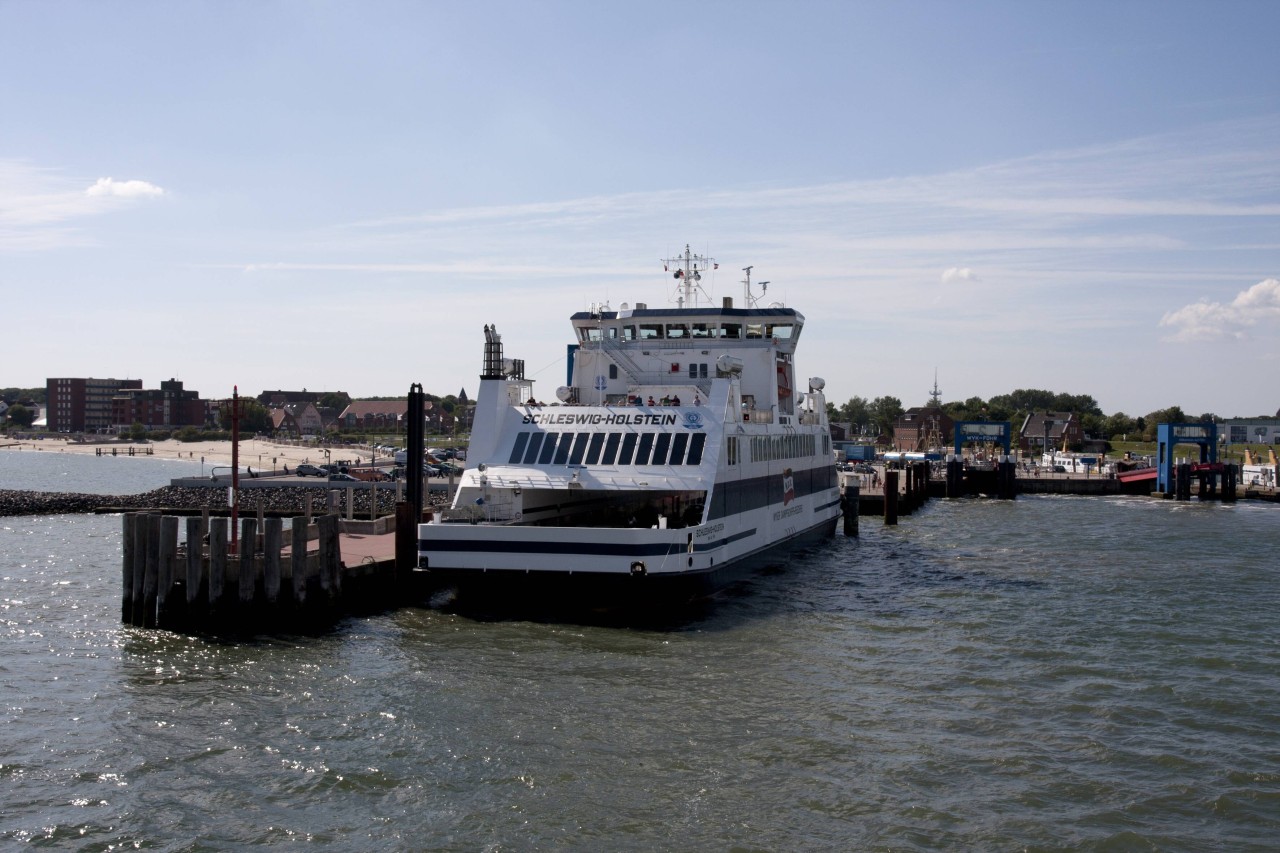 Der Fähranleger in Wyk auf Föhr.