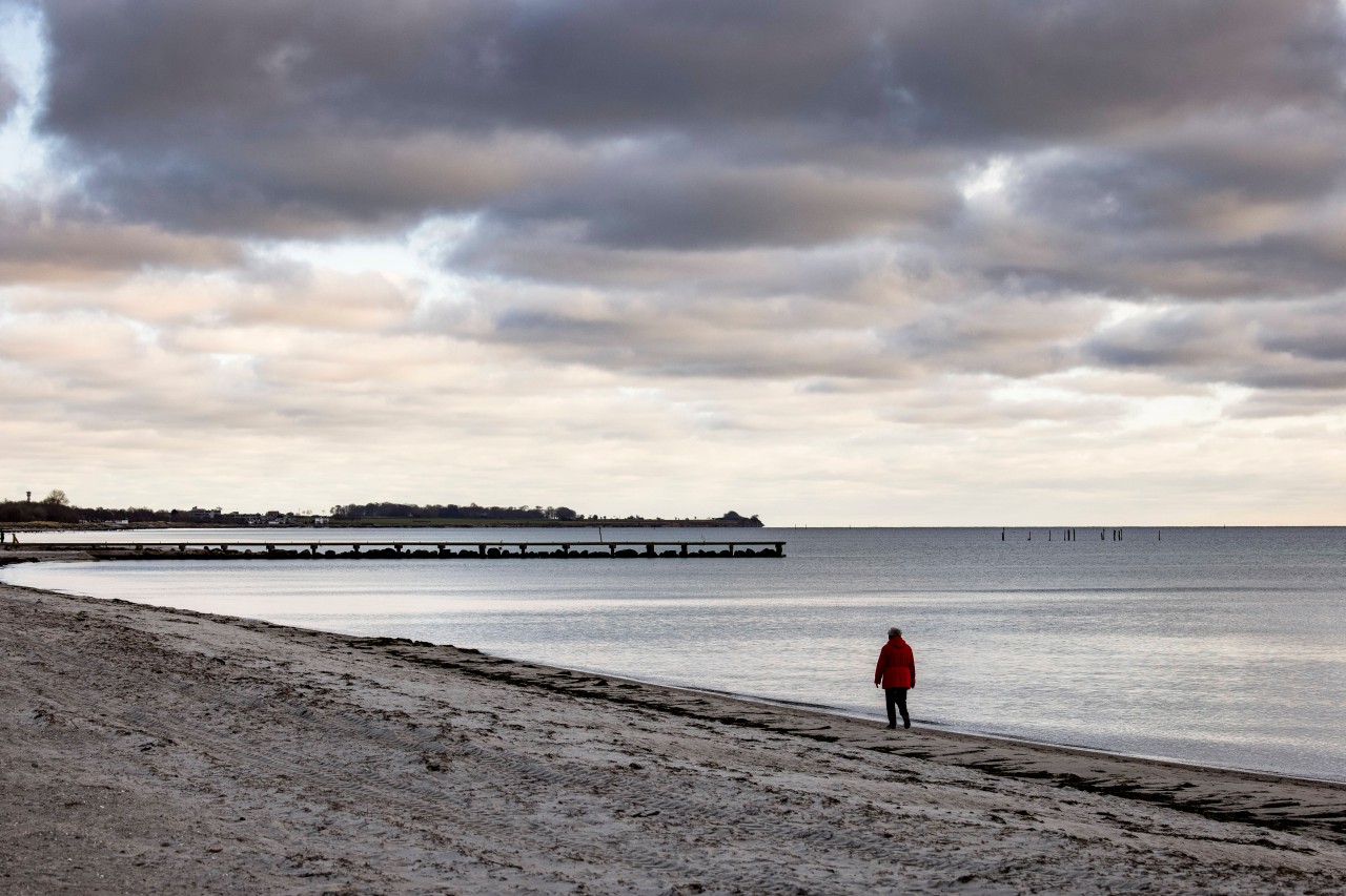 Spaziergänger auf Fehmarn.