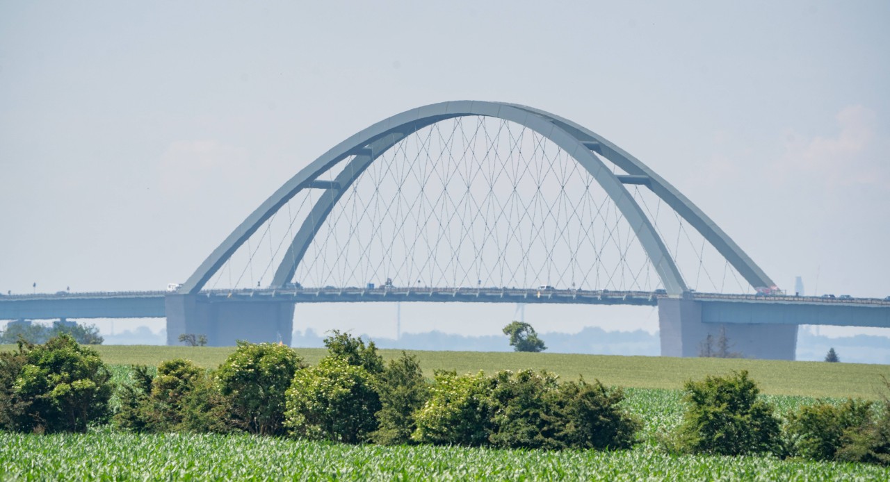 Die Fehmarnsundbrücke heute.