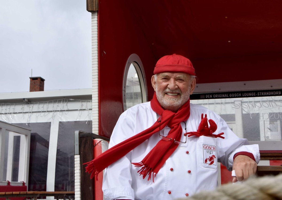 Gosch Sylt Jürgen Jünne Gosch 80 Fisch Lokal Restaurant Ansage Kette