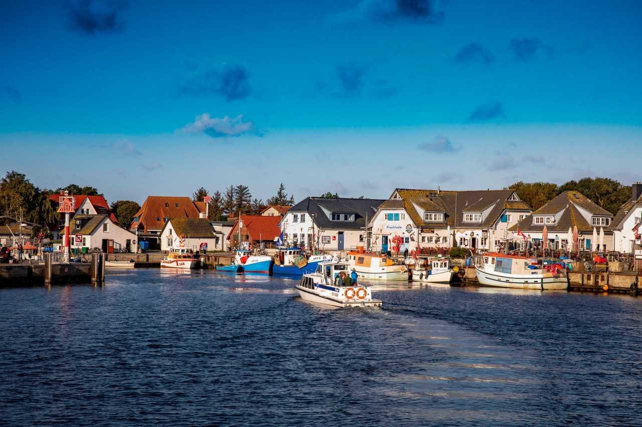 Klein und beschaulich: Der Hafen von Vitte auf Hiddensee