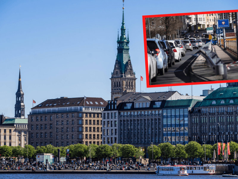 Hamburg Verkehrschaos Protest Demonstration Extinction Rebellion