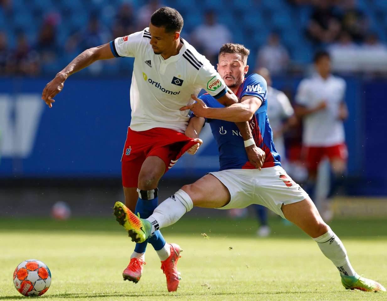 Szene aus dem Testspiel gegen den FC Basel.