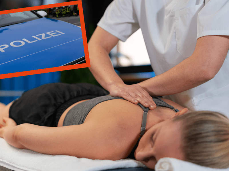 Kiel Polizei Praxis Massage Frau Physiotherapie Schleswig-Holstein Einsatz Beamten Fangobehandlung