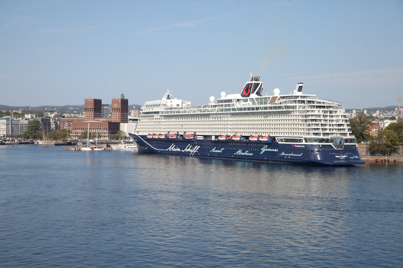 Am Donnerstag hat die „Mein Schiff 1“ planmäßig in Oslo (Norwegen) angelegt. 