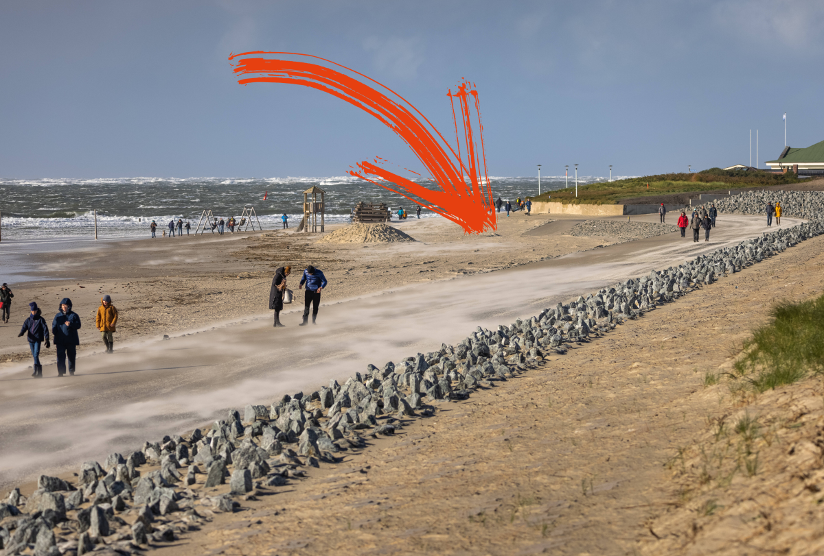 Norderney Dünen Müllsammeln