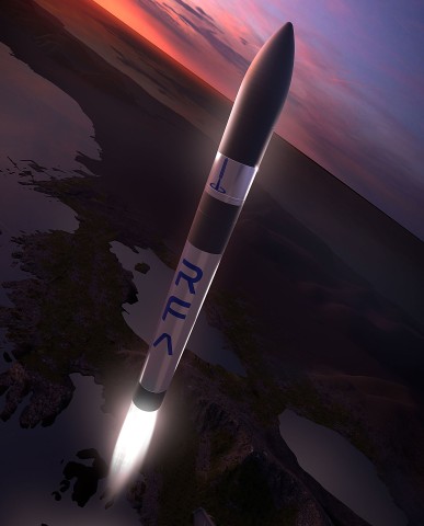 Eine 3D-Animation eines Microlauncher von RFA.