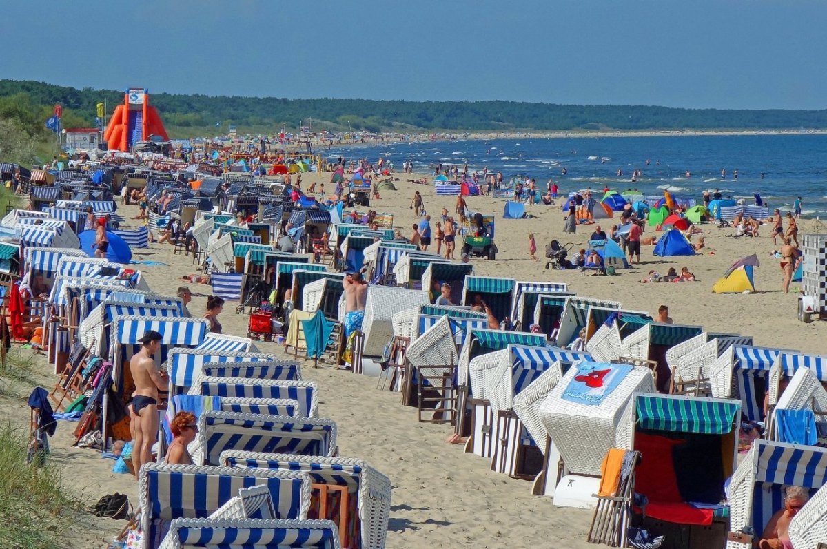 Nordsee und Ostsee Urlaub Strand Vermieter Schleswig-Holstein Timmendorfer Strand Grömitz Strandkorb