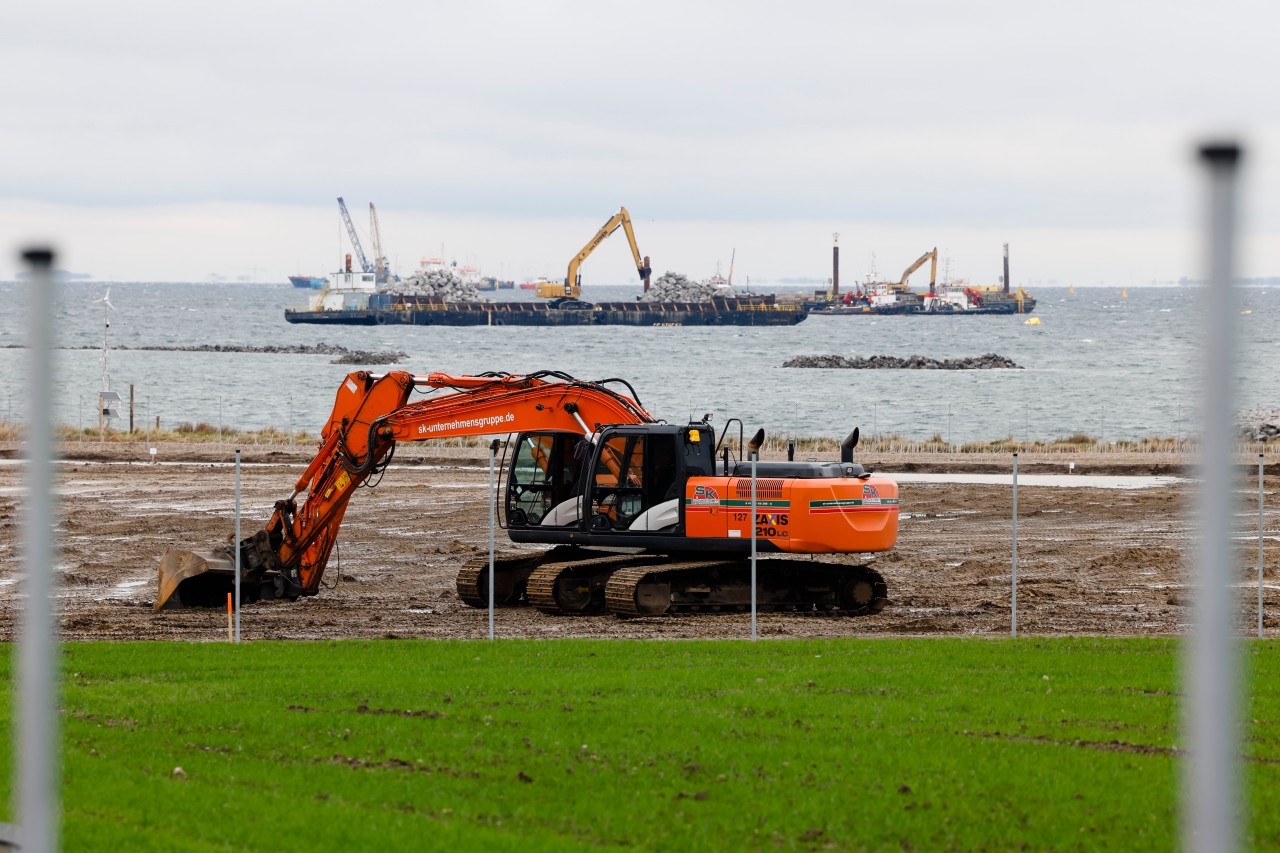 Auf Fehmarn haben Ende November die Arbeiten für den Ostsee-Tunnel begonnen.