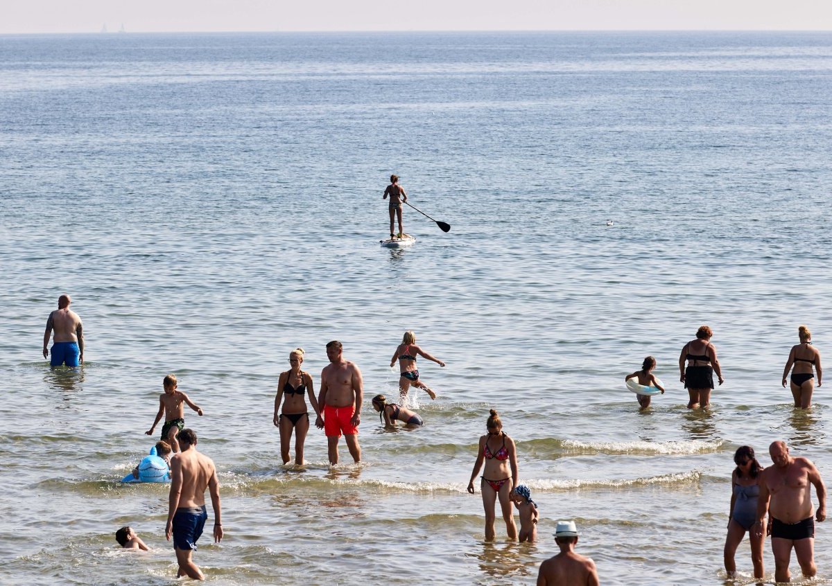 Ostsee Timmendorfer Strand Scharbeutz Lübecker Bucht Tagestouristen Urlaub
