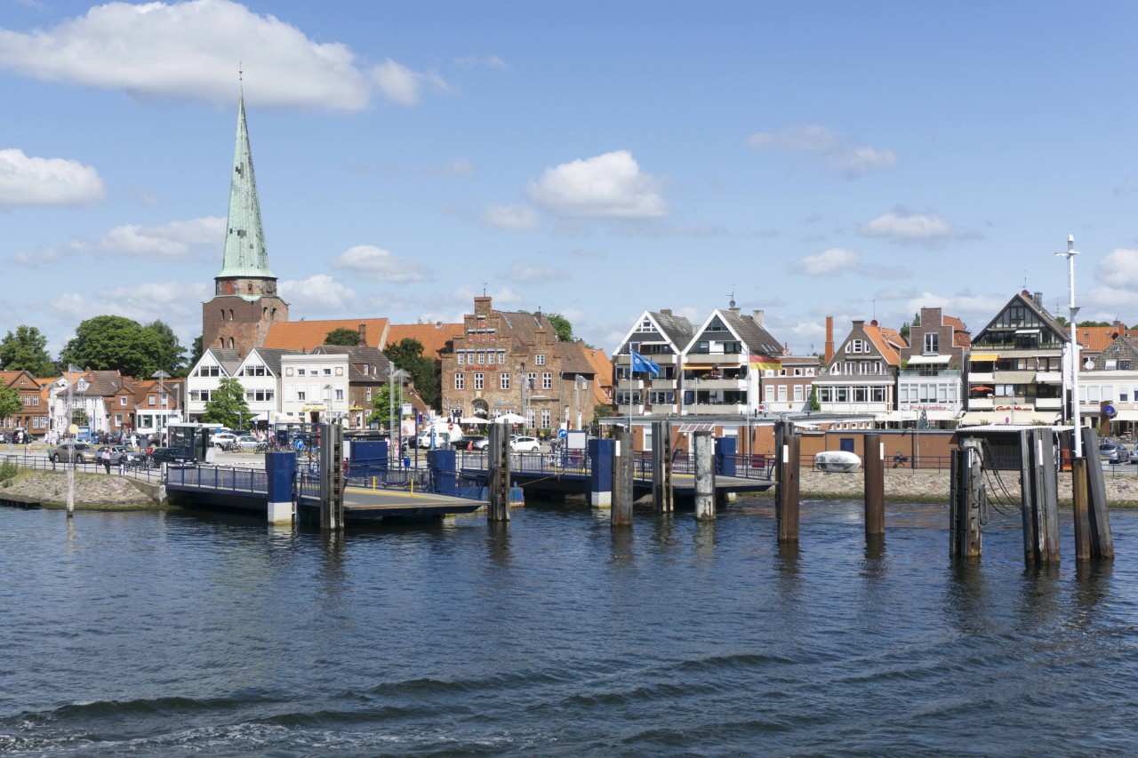 Anlegestelle der Priwallfähre in Travemünde an der Ostsee