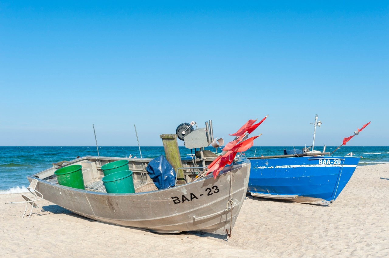 Der Strand von Baabe auf Rügen.