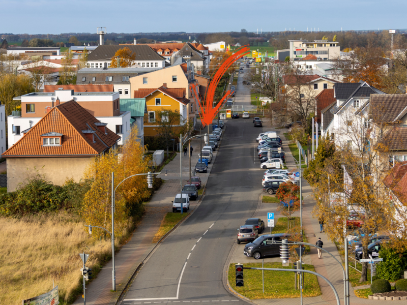 Die Bahnhofstrasse in Bergen auf Rügen ist um ein Lokal ärmer.