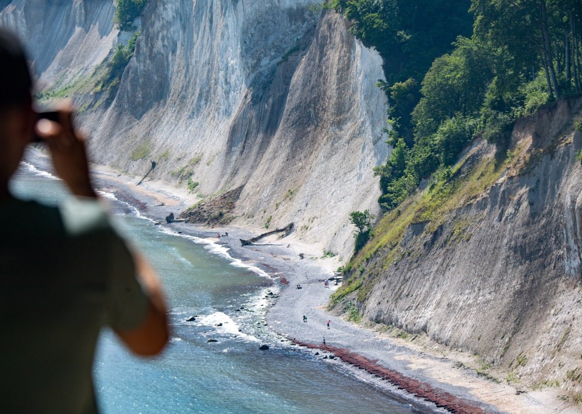 Rügen Königsstuhl Königsweg Wahrzeichen Attraktion Kreidefelsen Jasmund Ostsee Urlaub