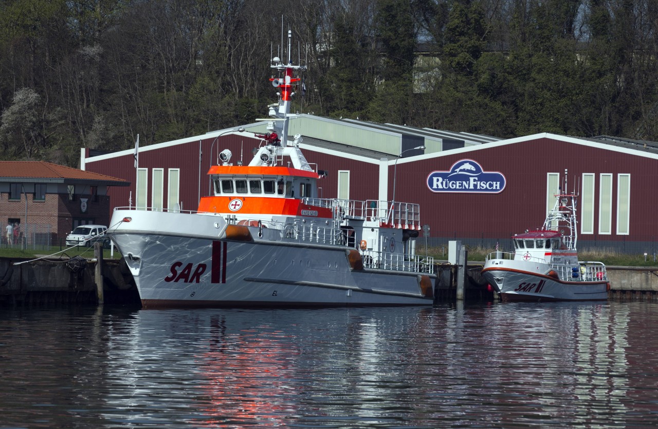 Rügen: Die Rettungsboote Harro Koebke und Berthold Beitz.