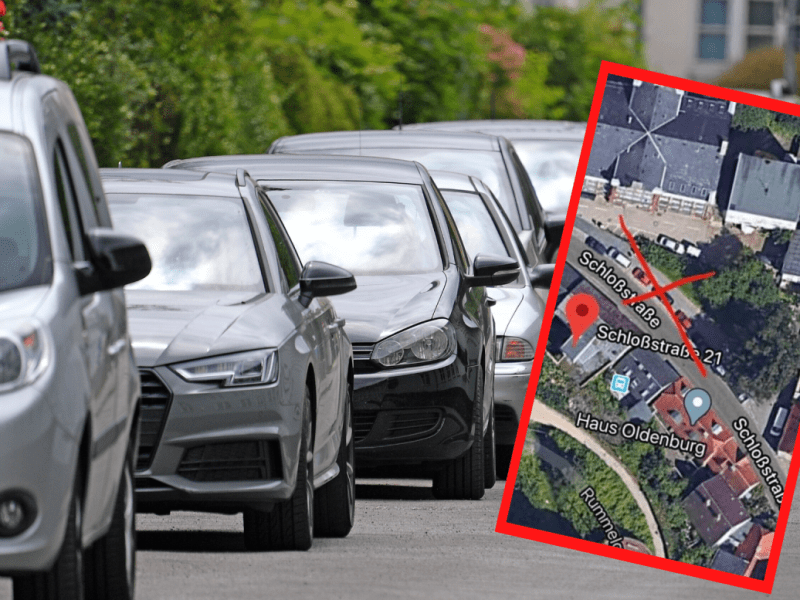 Schleswig-Holstein Flensburg Schloßstraße Auto Polizei