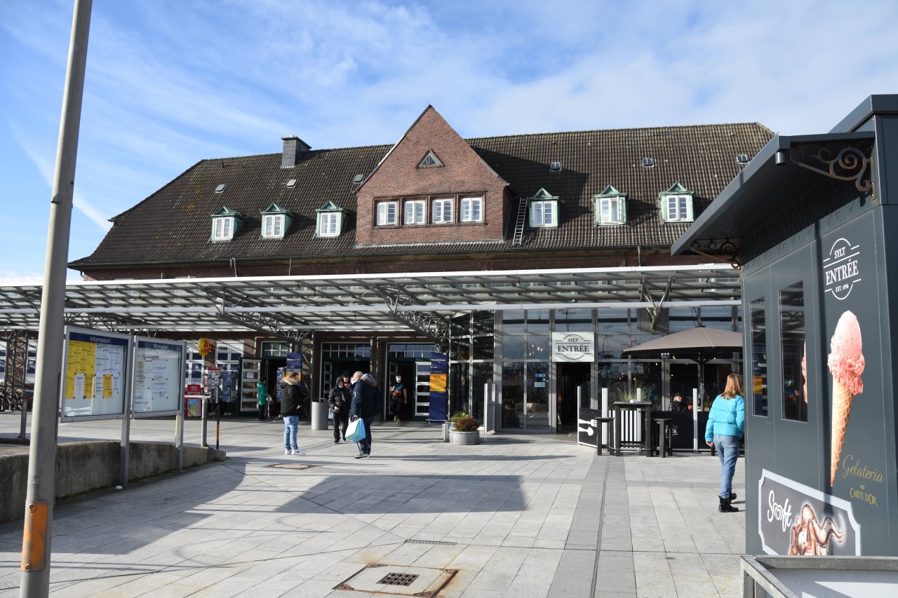 Der Bahnhof in Westerland auf Sylt.