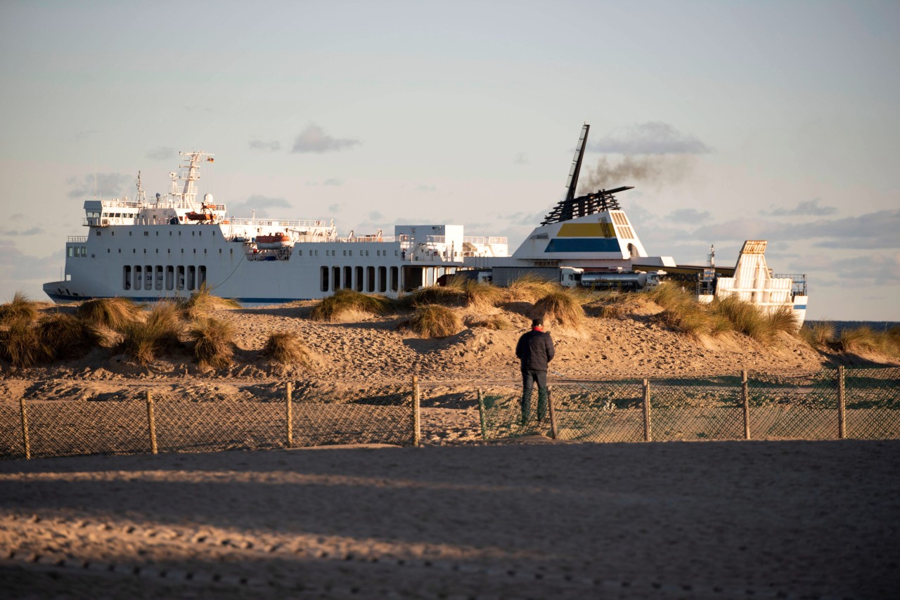 Aufsehenerregender Vorfall in Warnemünde an der Ostsee.