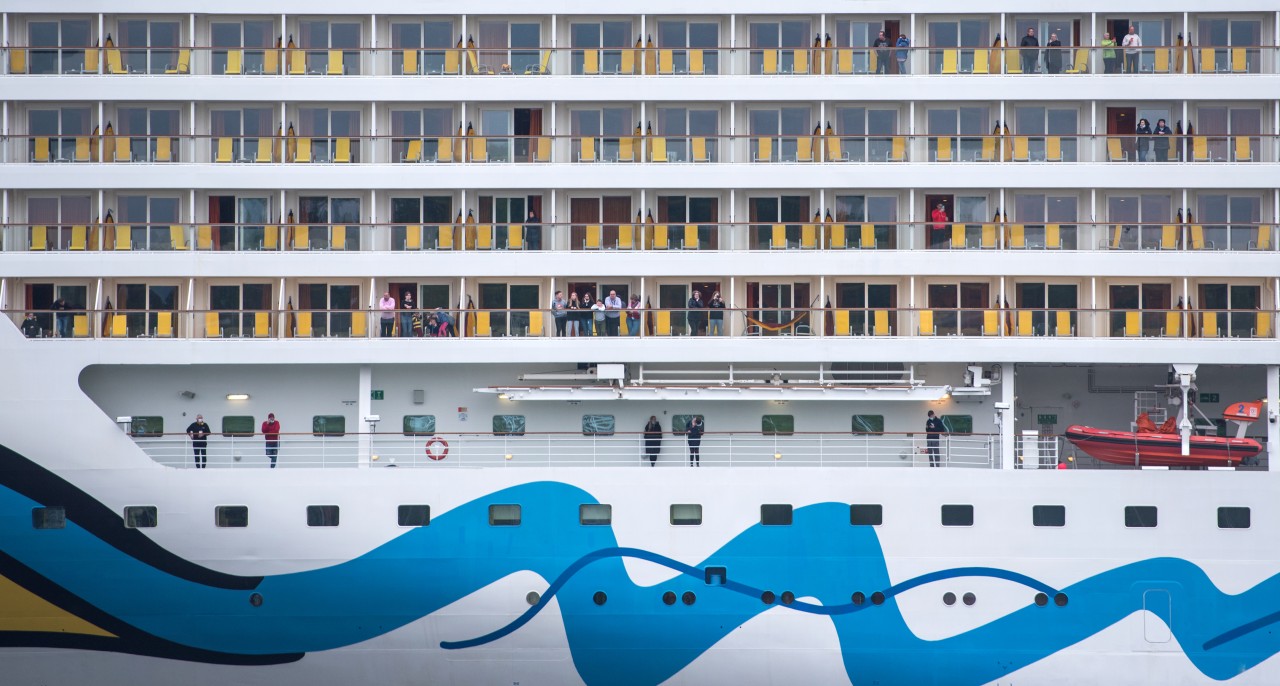 Nach vielen Monaten durfte die Aida wieder in einem deutschen Hafen in See stechen.