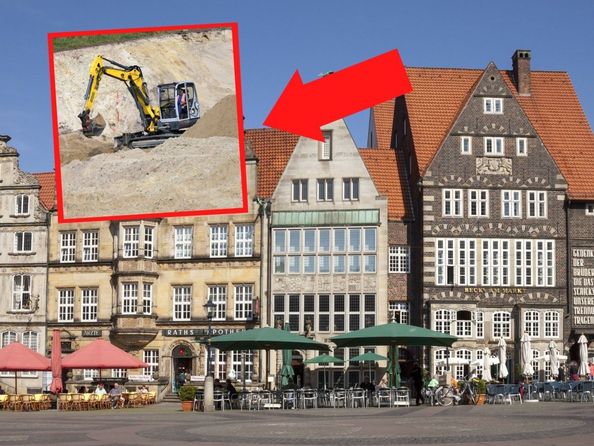 Bremen Bombe Baustelle Osterfeuerberger Ring