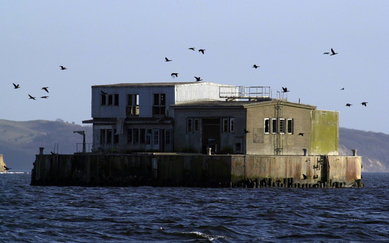 Die Entmagnetisierungsstation im Rügischen Bodden