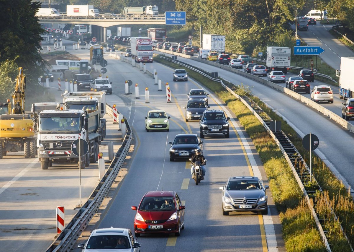 Hamburg A7 Sperrung Umleitung Wochenenede Schnelsen Stellingen