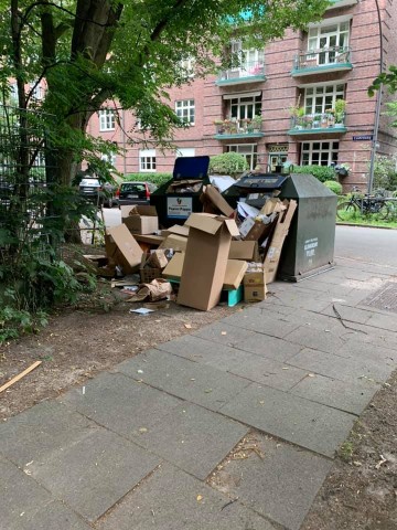 Solche Szenen sind in Hamburg leider kein Einzelfall.