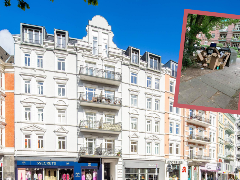 Hamburg Eppendorf Stadtreinigung Müll