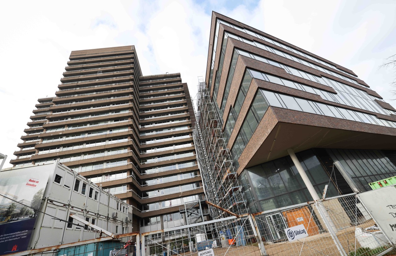 Die Baustelle des Neubaus „Haus der Erde“ am Geomatikum der Universität Hamburg.