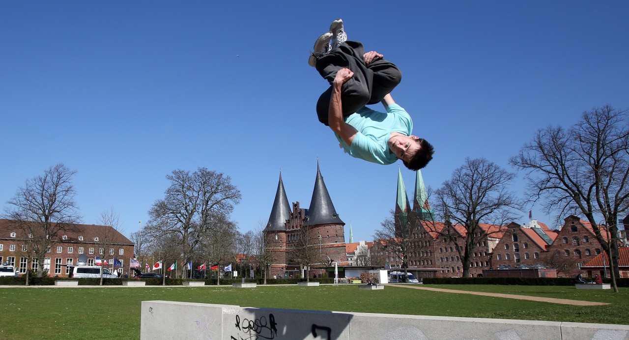 Parkour-Läufer