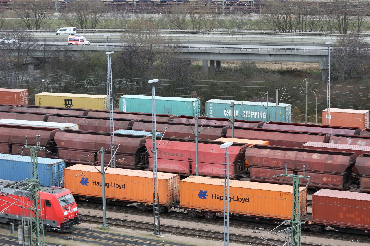 Heftiger Vorfall in einem Rangierbahnhof in Hamburg (Symbolfoto).