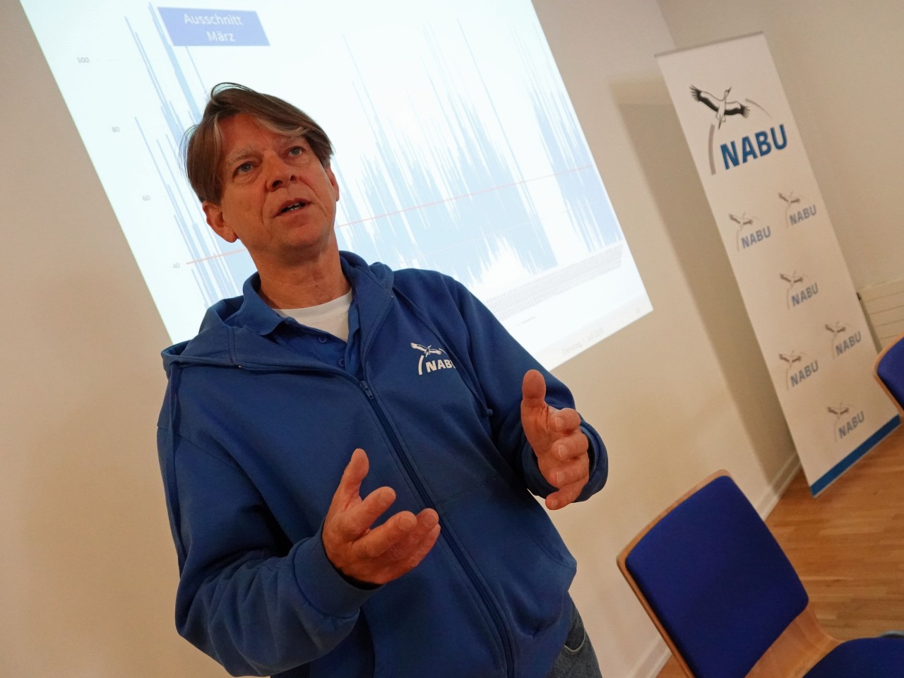 Der Nabu-Vorsitzende in Hamburg Malte Siegert 
