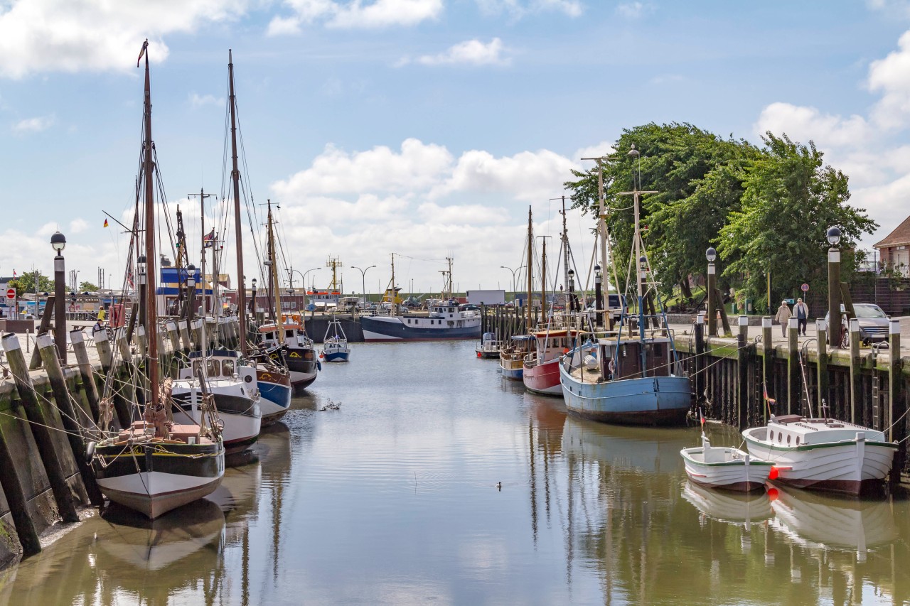 Nordsee: Ausblick vom Hafen in Büsum