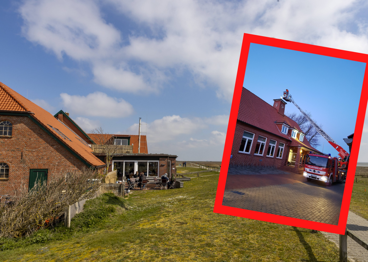 Nordsee Juist Wetterfahne Inselschule