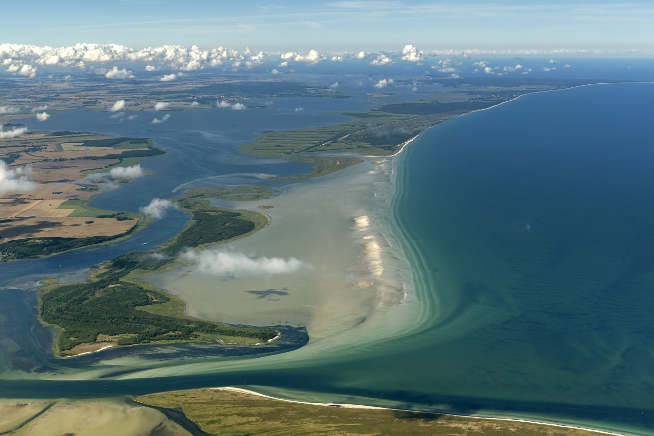 Südlich von Hiddensee in der Ostsee liegt die unbewohnte Insel Bock. 