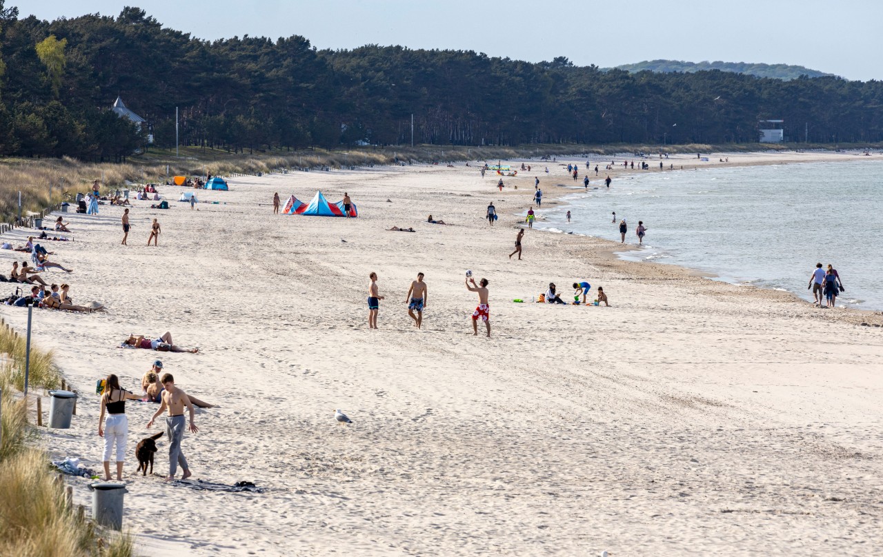 Frühlingshaftes Wetter an der Ostsee.