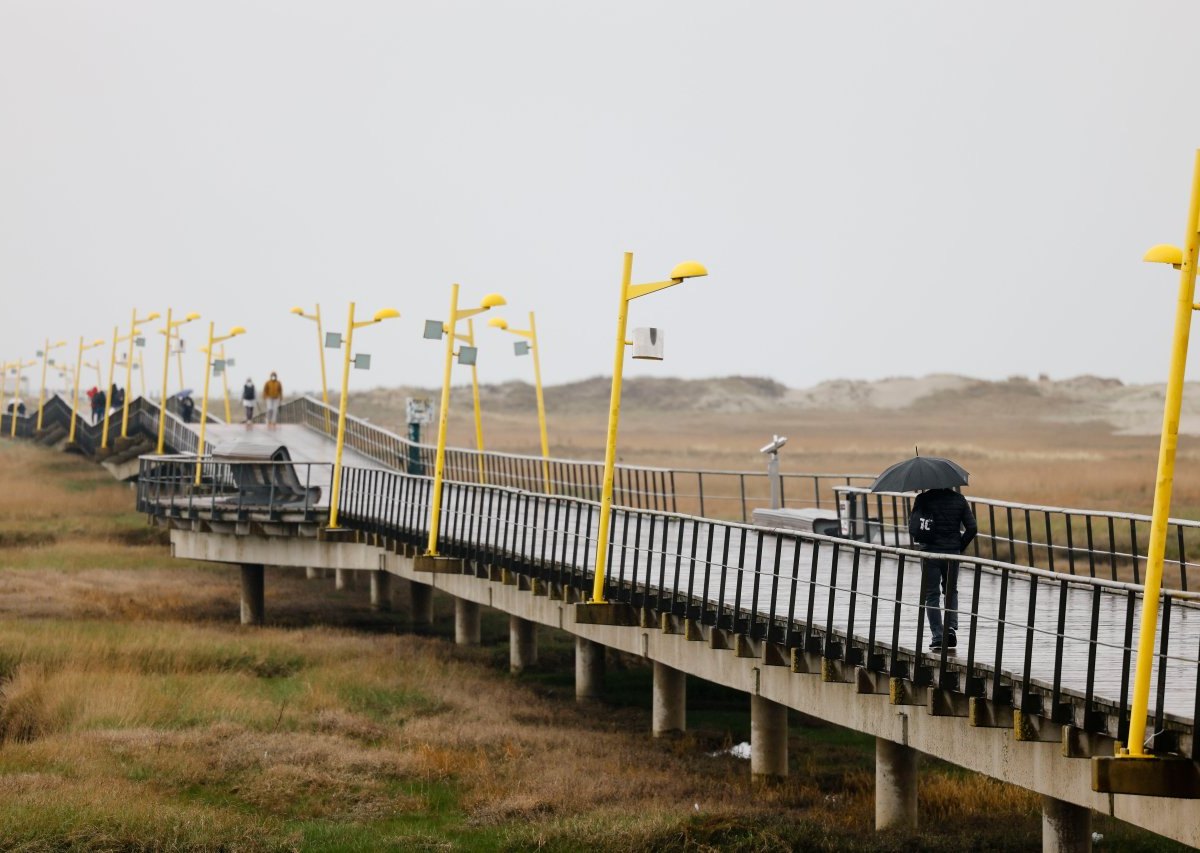 Sankt Peter-Ording Eugen Unwetter Überschwemmungen