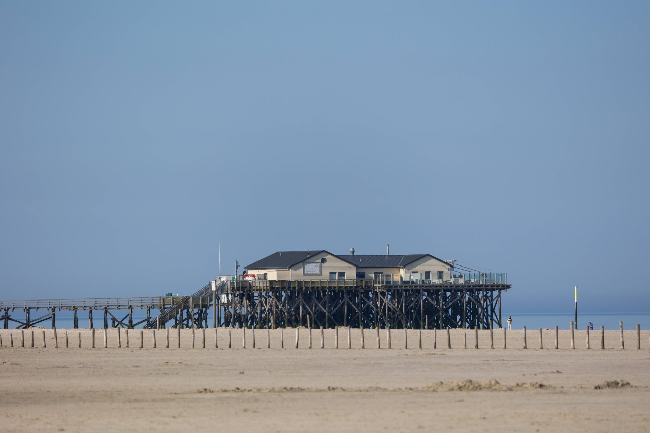 Überlebenschance für junge Heringe: Ein Pfahlbau in Sankt Peter-Ording.