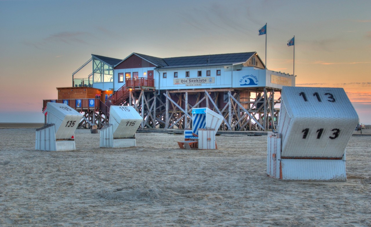 Die berühmte Seekiste in Sankt Peter-Ording (SPO).