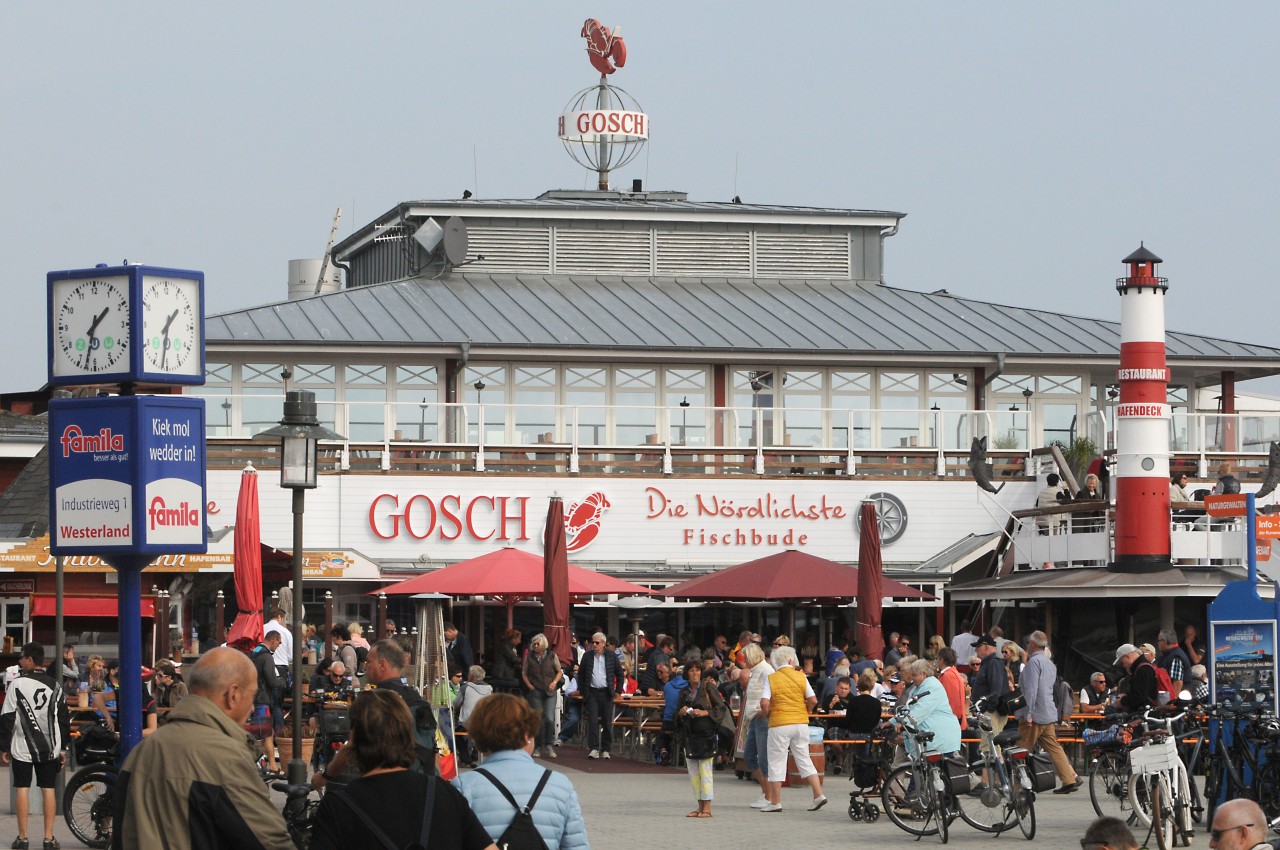 Für viele Sylt-Urlauber gehört ein Besuch bei „Gosch“ zum Besuch auf der Insel dazu.