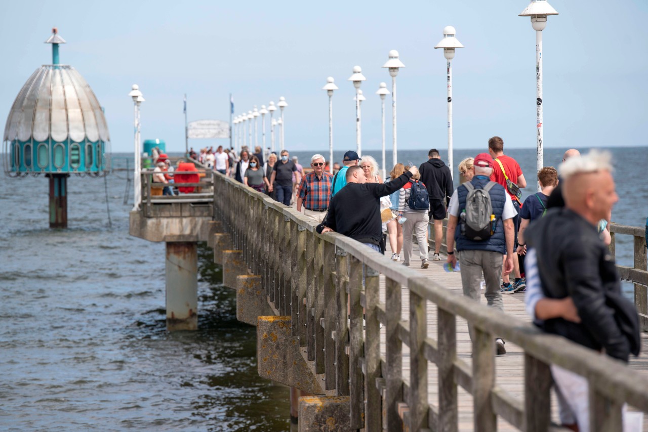 Die Seebrücke in Zinnowitz auf Usedom