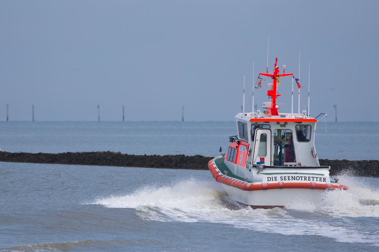 Die Seenotretter sind Tag und Nacht auf der Nordsee und Ostsee im Einsatz. 