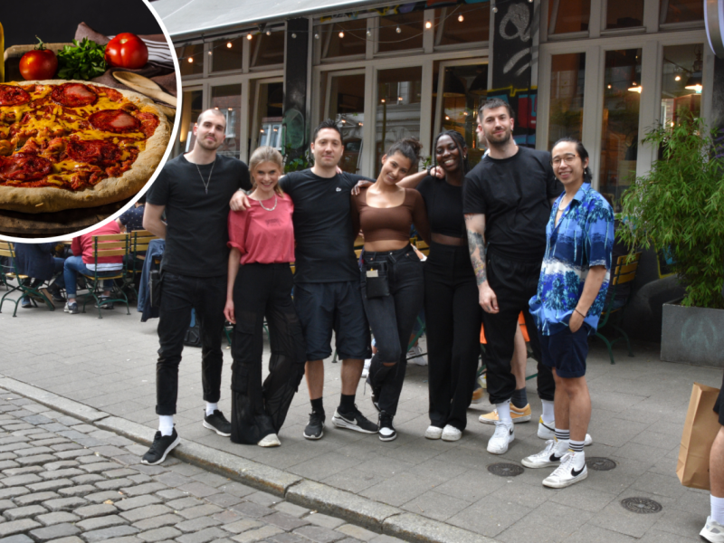 Pizza in Hamburg