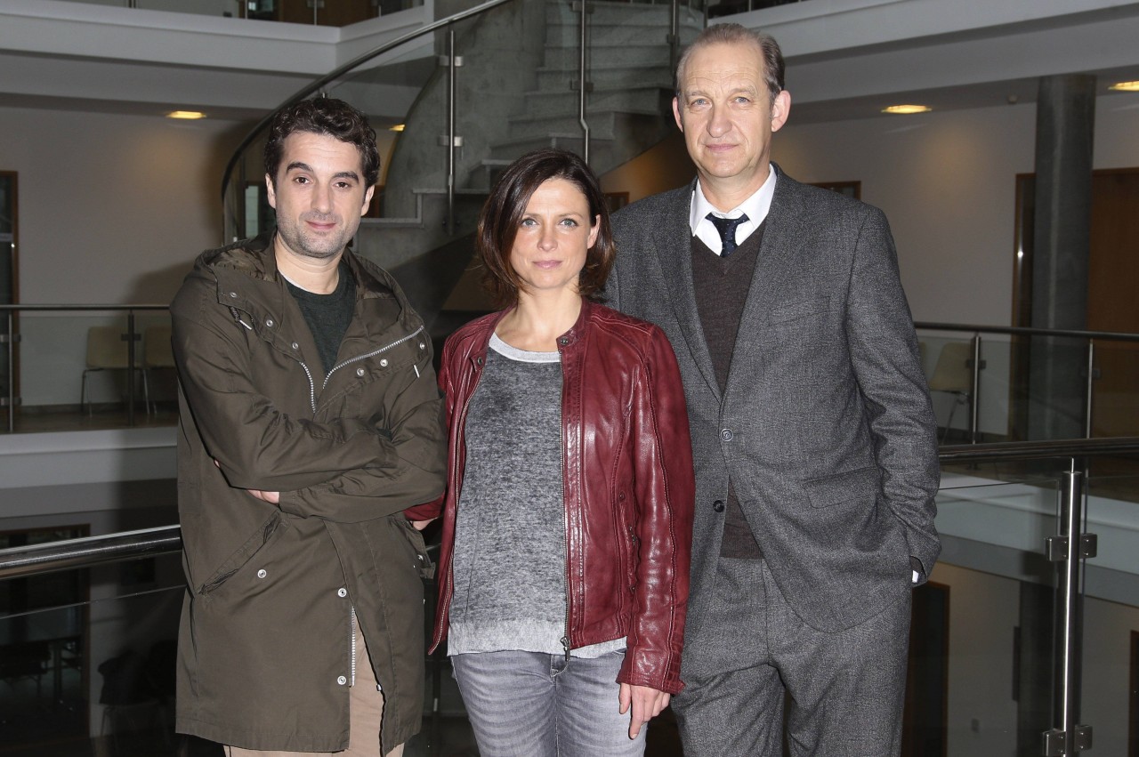 Oliver Wnuk, Julia Brendler, Peter Heinrich Brix (v.l.) von „Nord Nord Mord“.