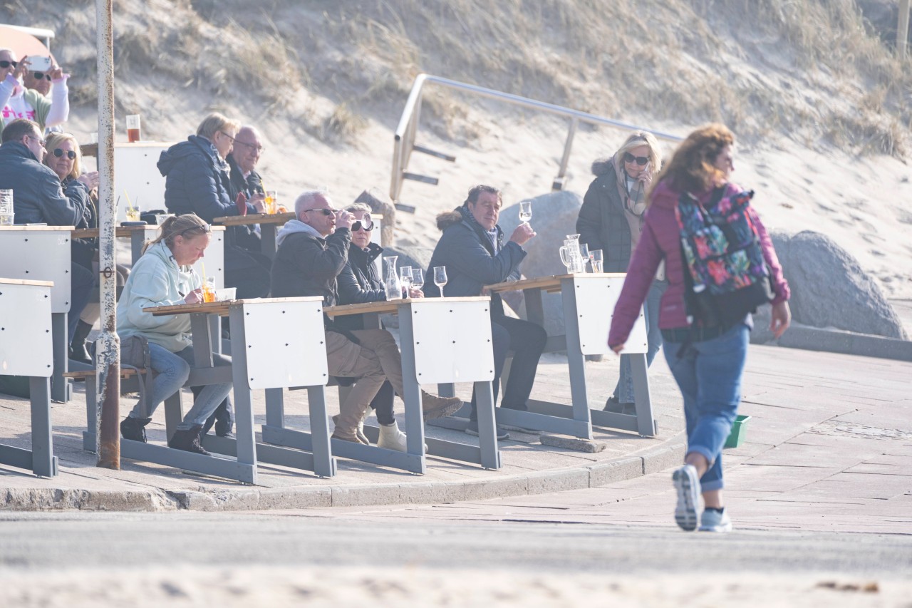 Urlauber auf Sylt