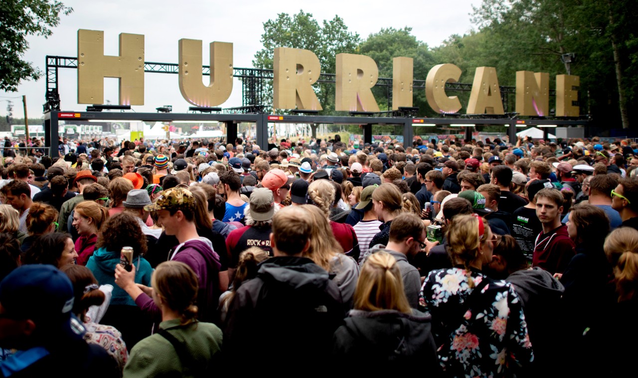 Fans auf dem „Hurricane“