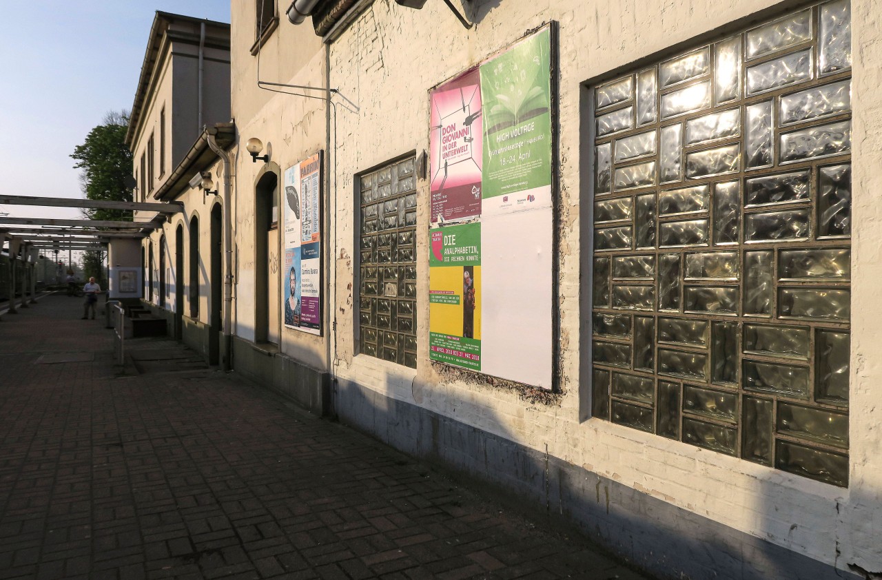 Der Bahnhof in Pinneberg.