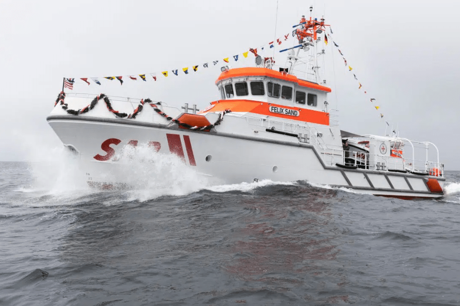 Unterwegs in der Ostsee: Seenotrettungskreuzer „Felix Sand“